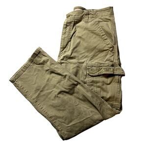 Wrangler Relaxed Fit Cargo Pants 36x30 Beige Men’s RN 130273
